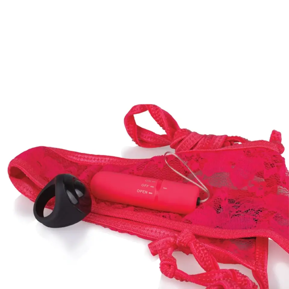 ⁨The Screaming O Panty Vibe Red - Zdalnie sterowany model z majteczkami⁩ w sklepie Wasserman.eu