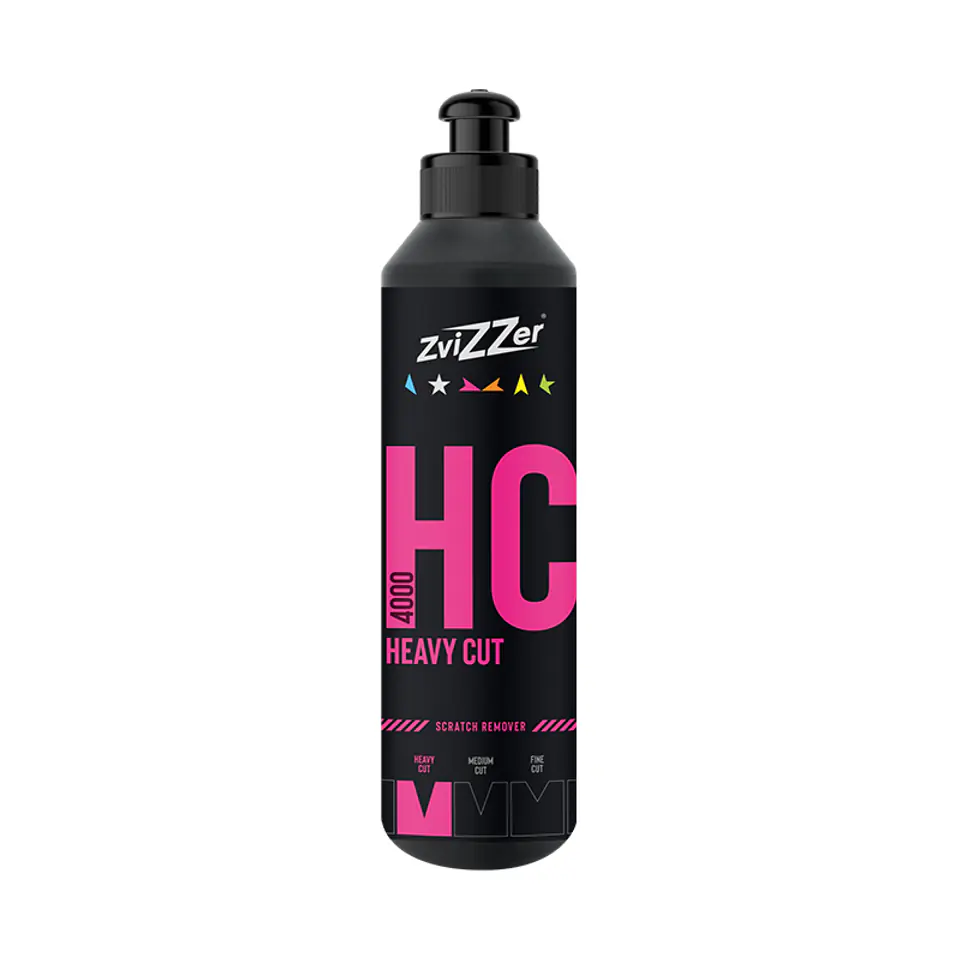 ⁨ZviZZer HC4000 Heavy Cut Red 250ml - Tnąca pasta polerska⁩ w sklepie Wasserman.eu