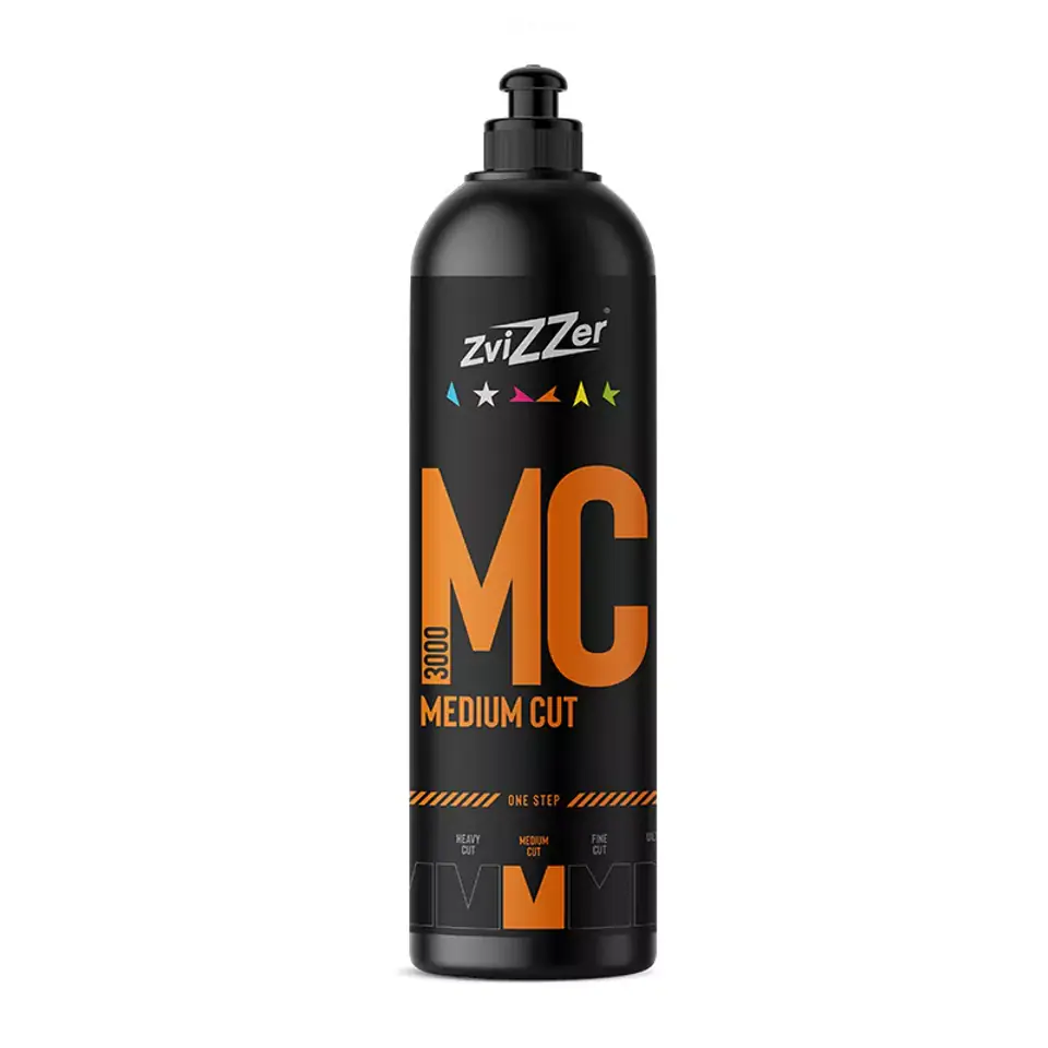 ⁨ZviZZer MC3000 Medium Cut Orange 750ml - pasta do jednoetapowej korekty lakieru⁩ w sklepie Wasserman.eu