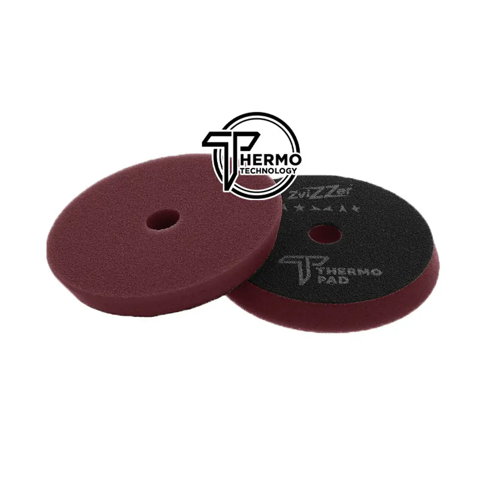 ⁨ZviZZer Thermo Pad Red 125mm - czerwona gąbka polerska finiszowa⁩ w sklepie Wasserman.eu