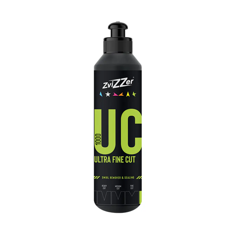 ⁨ZviZZer UC1000 UltraFine Cut Green 250ml - wykończeniowa pasta polerska⁩ w sklepie Wasserman.eu