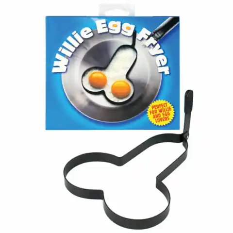 ⁨Foremka do smażenia jajek w kształcie penisa - Rude Shaped Egg Fryer Willie⁩ w sklepie Wasserman.eu