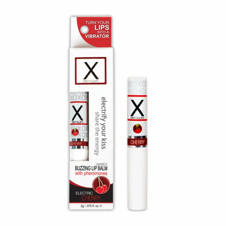 ⁨Balsam do ust - Sensuva X On The Lips Cherry⁩ w sklepie Wasserman.eu