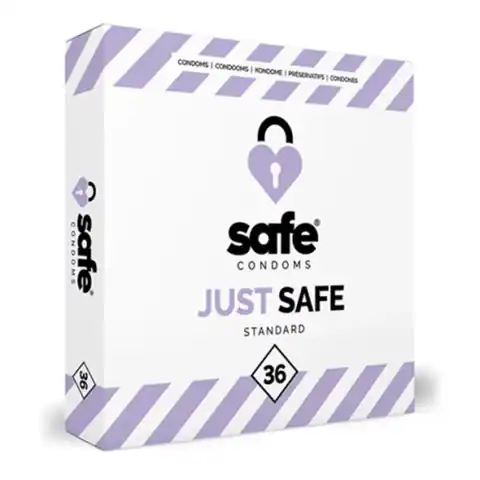 ⁨Safe - Just Safe Condoms Standard 36 pcs⁩ at Wasserman.eu