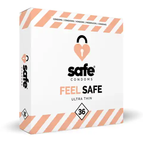 ⁨Safe - Feel Safe Condoms Ultra-Thin 36 pcs⁩ at Wasserman.eu