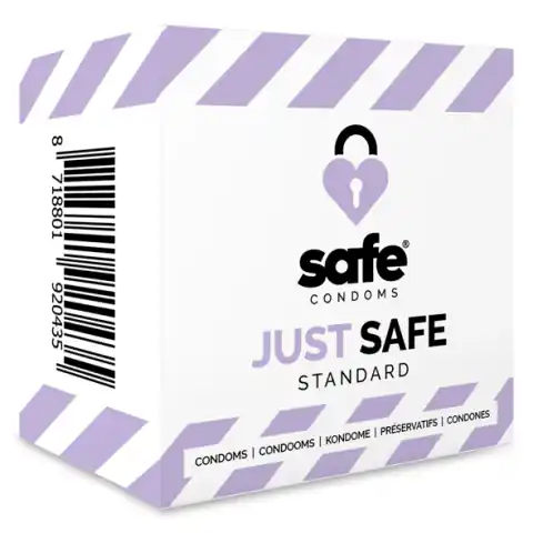 ⁨Safe - Just Safe Condoms Standard 5 pcs⁩ at Wasserman.eu