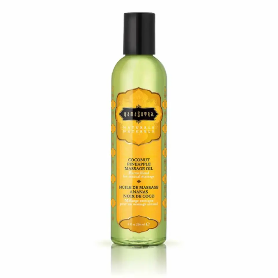 ⁨Kama Sutra Naturals Olejek do Masażu Coconut Pineapple 236 ml⁩ w sklepie Wasserman.eu