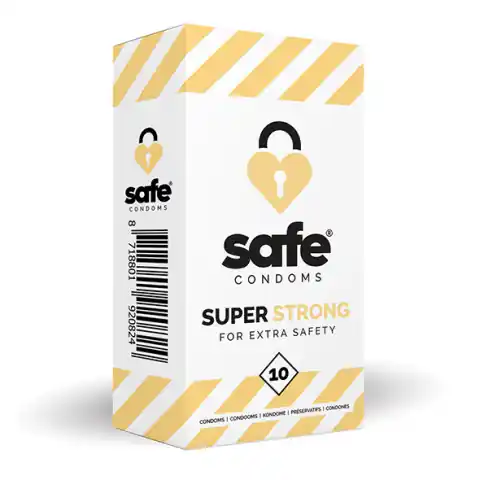 ⁨Prezerwatywy wzmocnione - Safe Super Strong 10 szt⁩ w sklepie Wasserman.eu