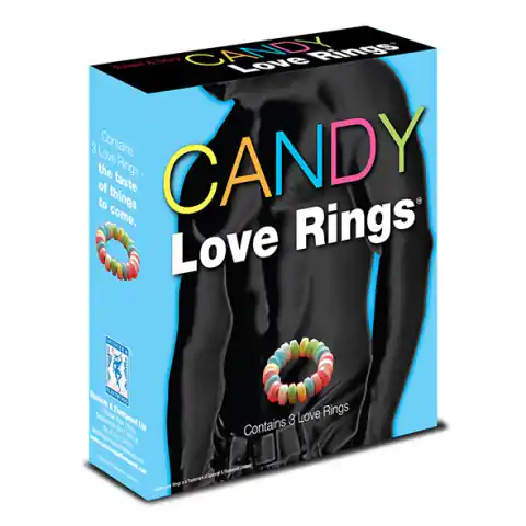 ⁨Cukierkowe pierścienie na penisa - Candy Love Rings⁩ w sklepie Wasserman.eu