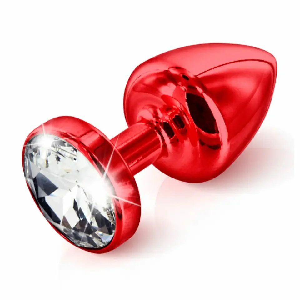 ⁨Plug analny - Diogol Anni Round Red 30 mm⁩ w sklepie Wasserman.eu
