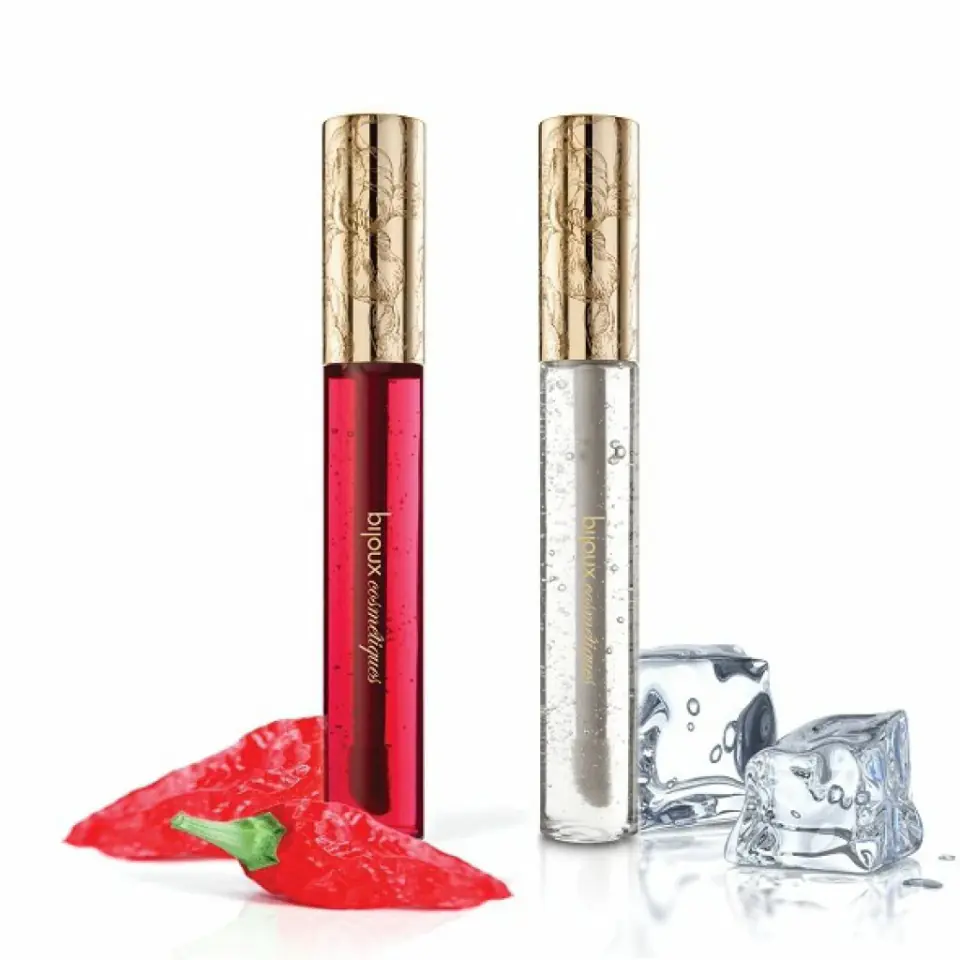 ⁨Bijoux Cosmetiques Nip Gloss Duet zestaw balsamow 2 x 13 ml chłodzący i rozgrzewający⁩ w sklepie Wasserman.eu