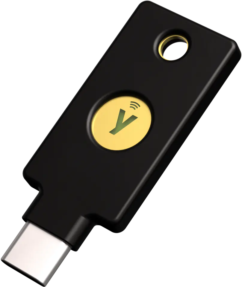 ⁨Klucz Sprzętowy Yubico YubiKey 5C NFC U2F FIDO⁩ w sklepie Wasserman.eu