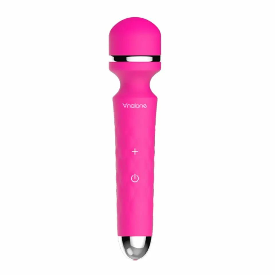 ⁨Nalone Rock Wand - bezprzewodowy masażer wibracyjny, silikon, 19 cm⁩ w sklepie Wasserman.eu