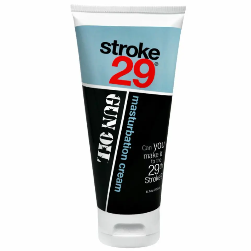 ⁨Krem do masturbacji - Gun Oil Stroke 29 Masturbation Cream 200 ml⁩ w sklepie Wasserman.eu