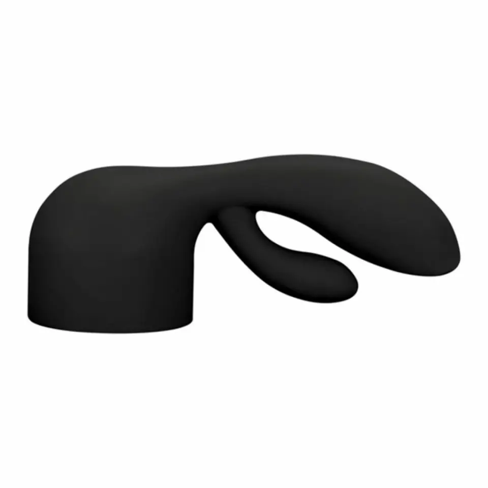 ⁨Końcówka do masażera - Bodywand Recharge Rabbit Attachment Black⁩ w sklepie Wasserman.eu