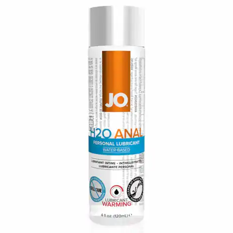 ⁨Lubrykant analny - System JO Anal H2O Lubricant Warming 120 ml Rozgrzewający⁩ w sklepie Wasserman.eu