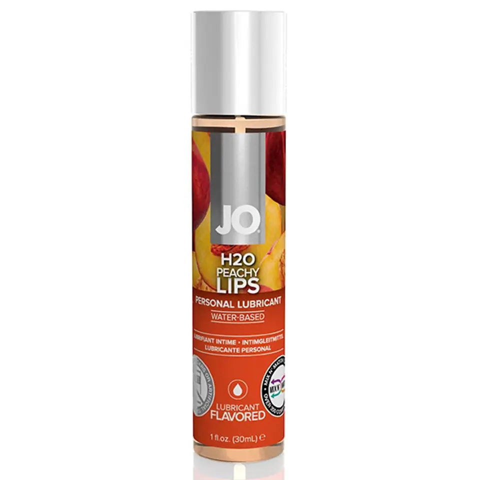 ⁨Lubrykant - System JO H2O Peachy Lips 30 ml⁩ w sklepie Wasserman.eu