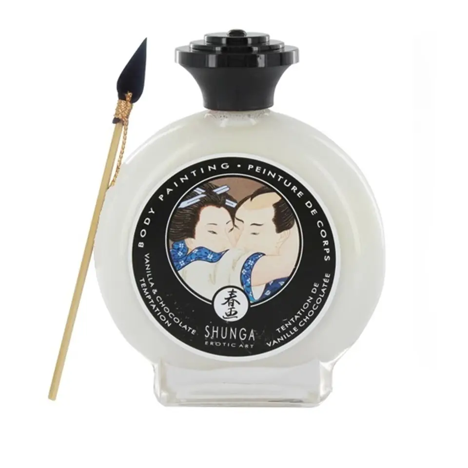 ⁨Jadalna farba do ciała - Shunga Bodypainting Vanilla & Chocolate 100 ml⁩ w sklepie Wasserman.eu