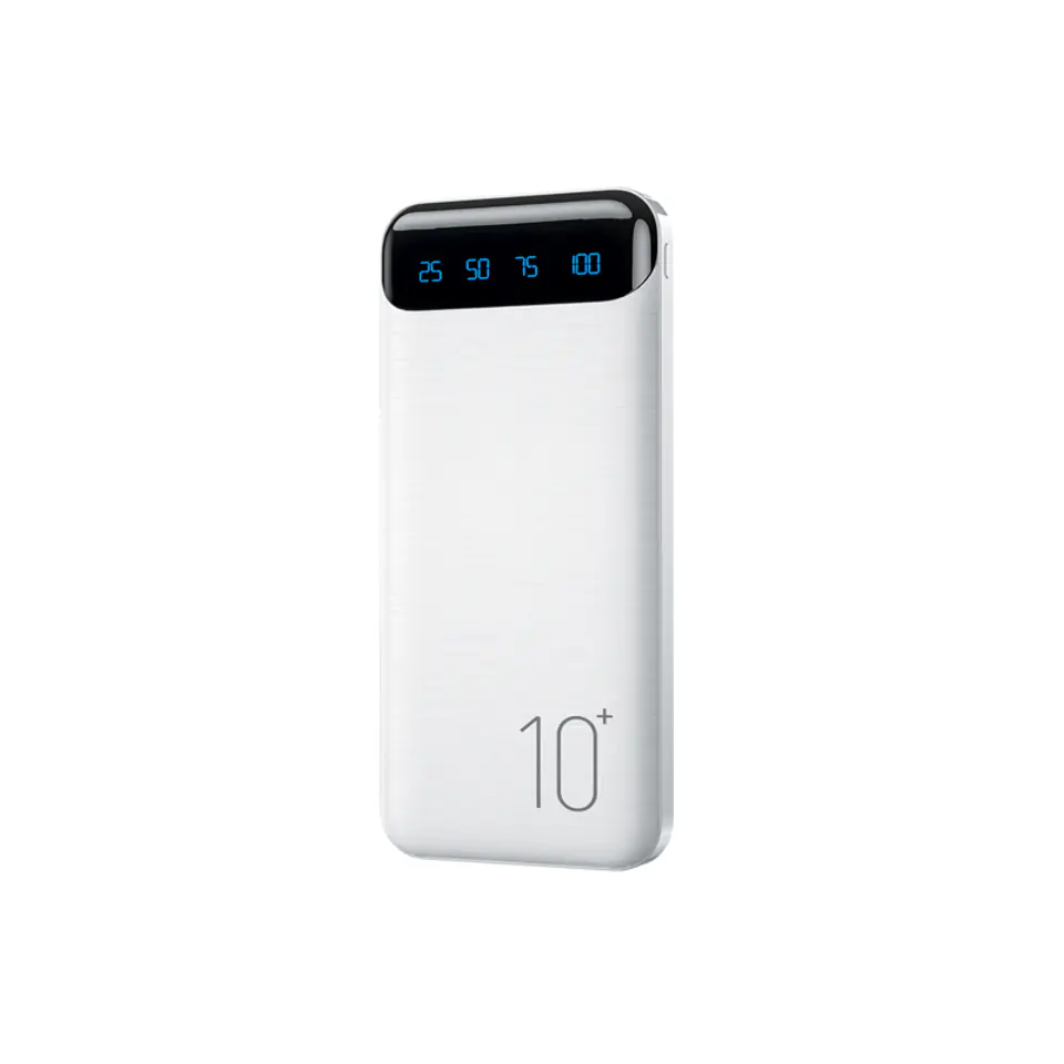 ⁨WEKOME WP-161 - Power bank 10000 mAh Super Charging 2xUSB-A LED (Biały)⁩ w sklepie Wasserman.eu