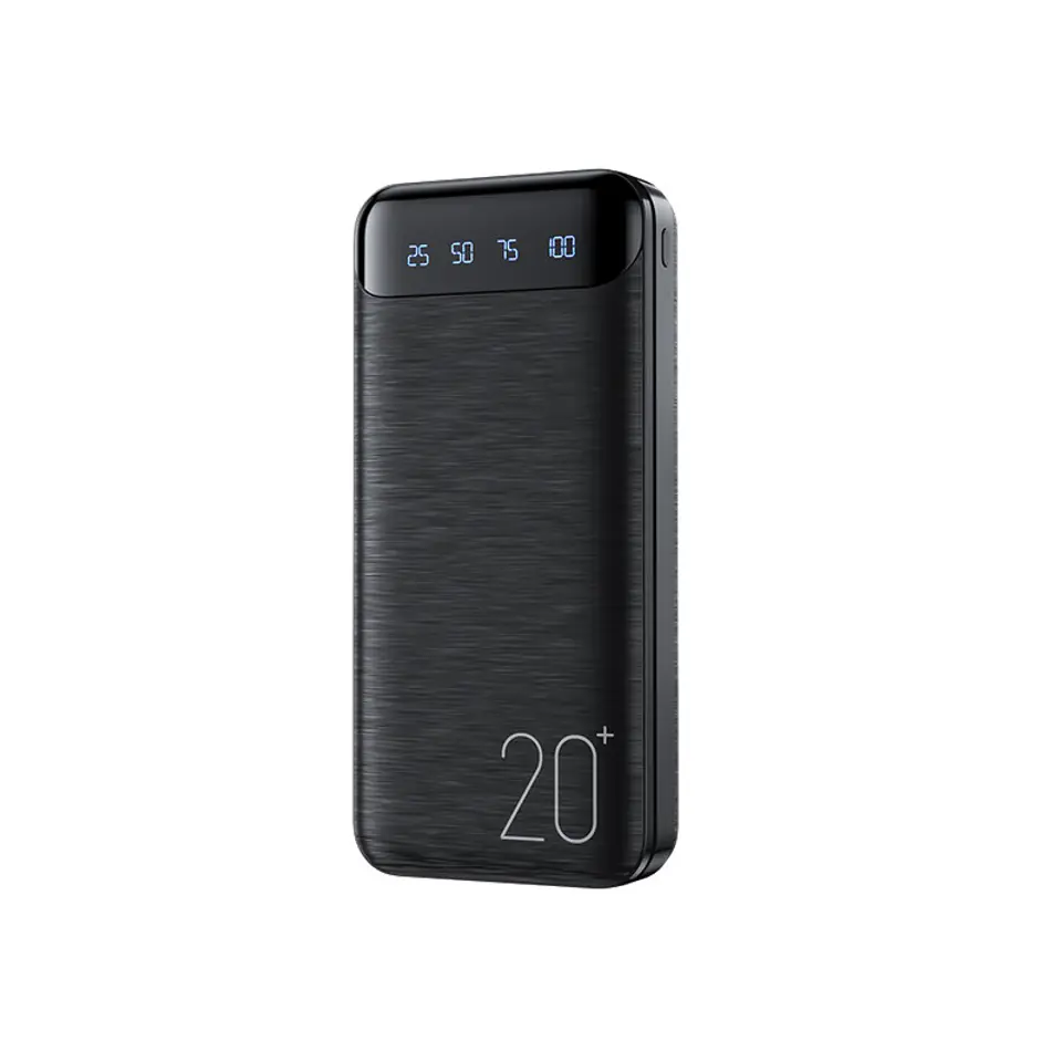 ⁨WEKOME WP-163 - Power bank 20000 mAh Super Charging 2xUSB-A LED (Czarny)⁩ w sklepie Wasserman.eu