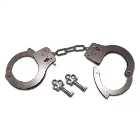 ⁨Kajdanki - S&M Metal Handcuffs⁩ w sklepie Wasserman.eu