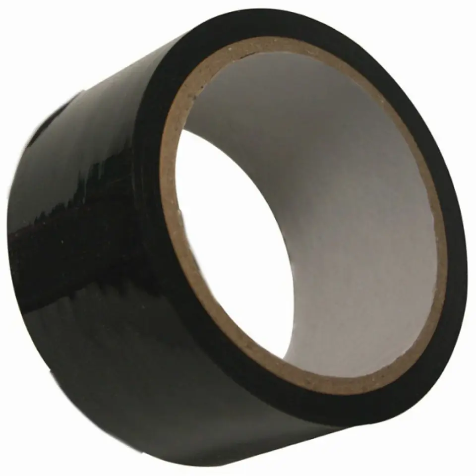 Sportsheets S&M Black Bondage Tape 20m - wielofunkcyjna taśma czarna w sklepie Wasserman.eu