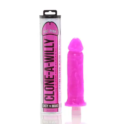 ⁨Zestaw do klonowania penisa różowy - Clone A Willy Kit Hot Pink⁩ w sklepie Wasserman.eu