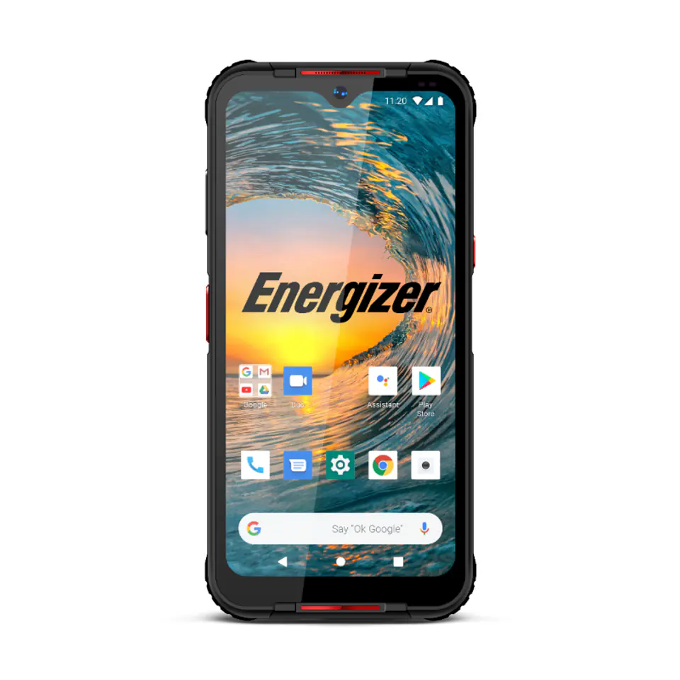 ⁨Energizer HardCase H620S - Smartfon pancerny rugged 4GB RAM 64GB 6,2" 4G Dual Sim EU (Czarny)⁩ w sklepie Wasserman.eu