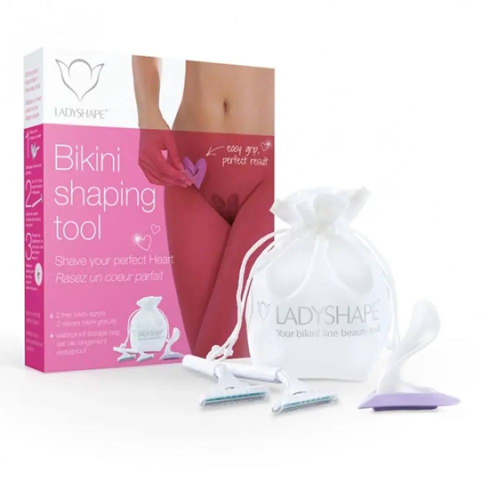 ⁨Szablon do golenia w serce - Ladyshape Bikini Shaping Tool Heart⁩ w sklepie Wasserman.eu