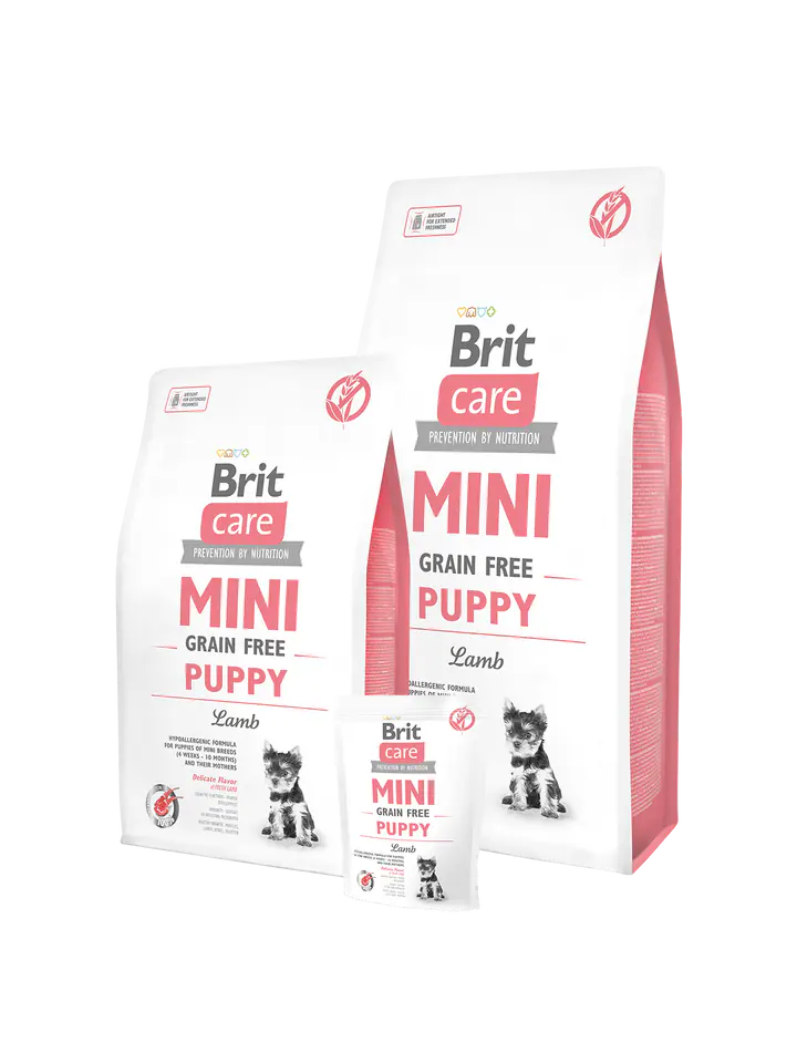 ⁨BRIT CARE MINI GRAIN-FREE LAMB PUPPY 400 g⁩ at Wasserman.eu