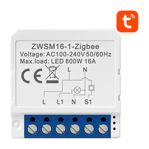 ⁨Inteligentny przełącznik dopuszkowy ZigBee Avatto ZWSM16-W1 TUYA⁩ w sklepie Wasserman.eu