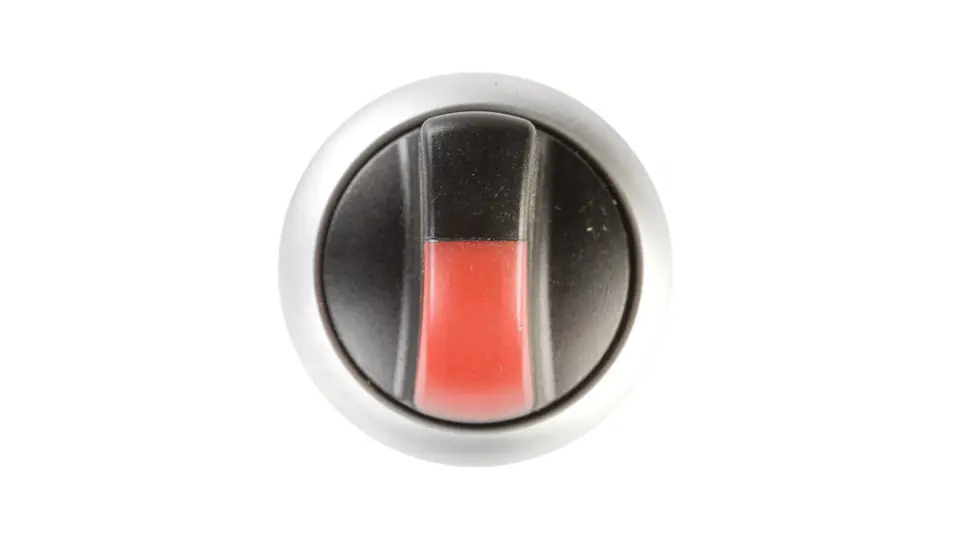 ⁨Napęd przełącznika 3 położeniowy czerwony z podświetleniem bez samopowrotu M22-WRLK3-R 216845⁩ w sklepie Wasserman.eu