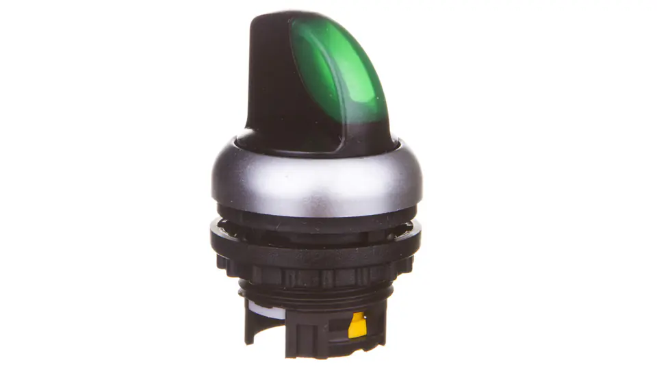 ⁨Napęd przełącznika 2 położeniowy zielony z podświetleniem z samopowrotem M22-WLK-G 216816⁩ w sklepie Wasserman.eu