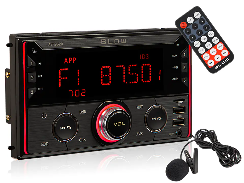 ⁨78-335# Radio blow avh-9620 2din rds rgb⁩ w sklepie Wasserman.eu