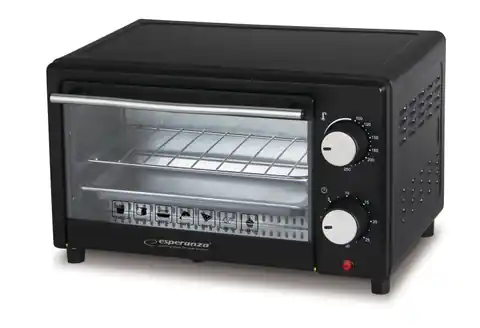 ⁨Esperanza EKO004 toaster oven 10 L 900 W Black Grill⁩ at Wasserman.eu