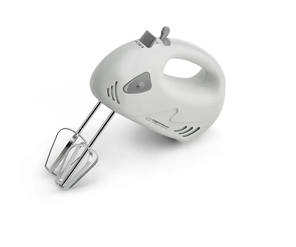 ⁨Esperanza EKM007WE mixer Hand mixer Gray, White 150 W⁩ at Wasserman.eu