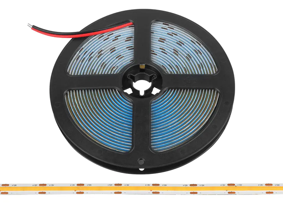 ⁨1 szt.  PS Taśma LED COB IP20 4000K 1500lm/m 48W 9,6W/m rol.5m⁩ w sklepie Wasserman.eu