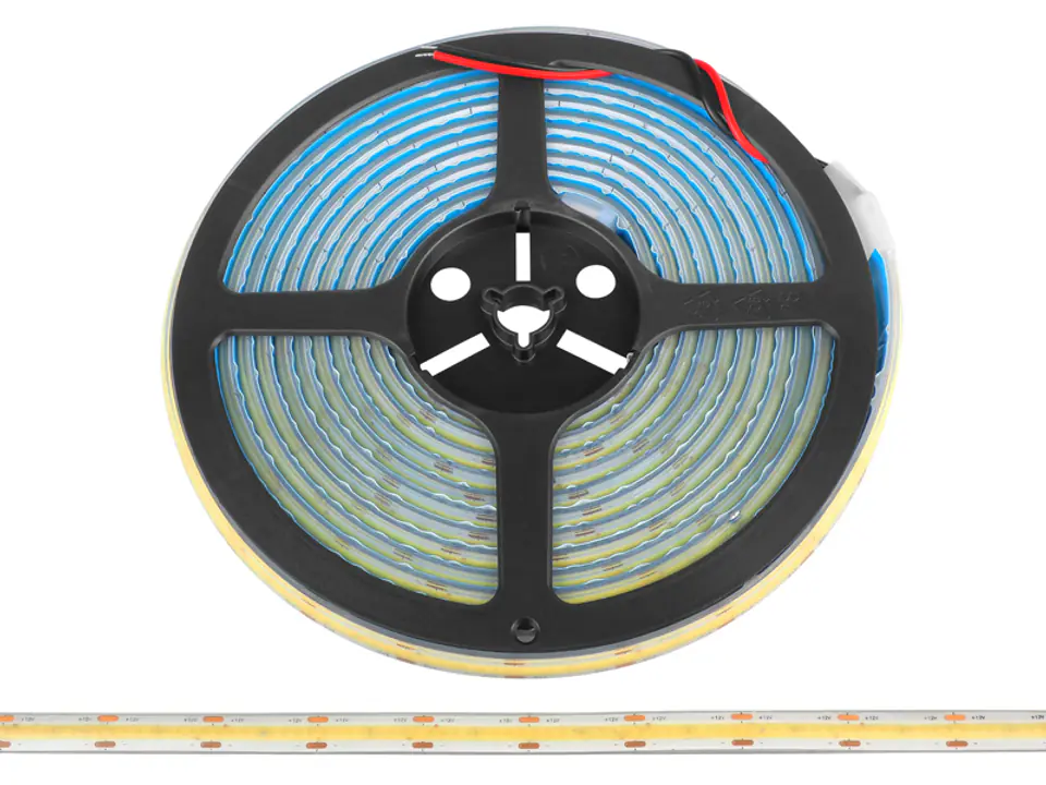 ⁨1 szt.  PS Taśma LED COB IP67 4000K 1500lm/m 48W 9,6W/m rol.5m⁩ w sklepie Wasserman.eu