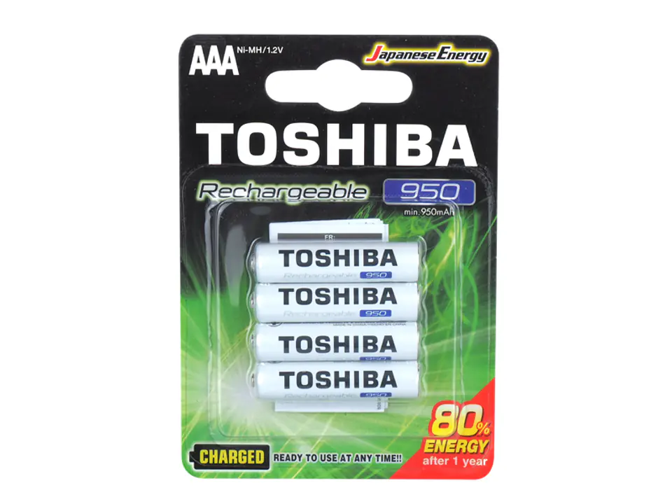 ⁨4 szt. Akumulator Toshiba R03/950mAh⁩ w sklepie Wasserman.eu