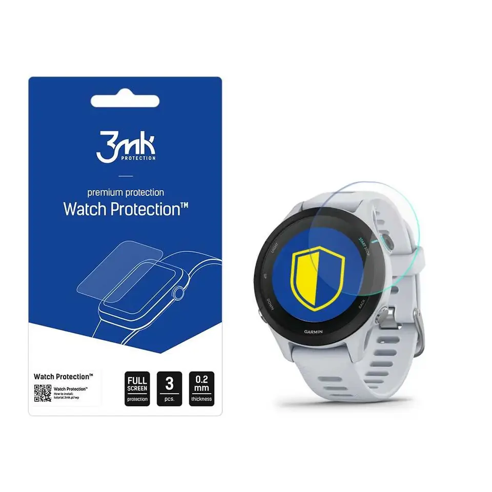 ⁨Garmin Forerunner 255s Music - 3mk Watch Protection v. FlexibleGlass Lite⁩ w sklepie Wasserman.eu