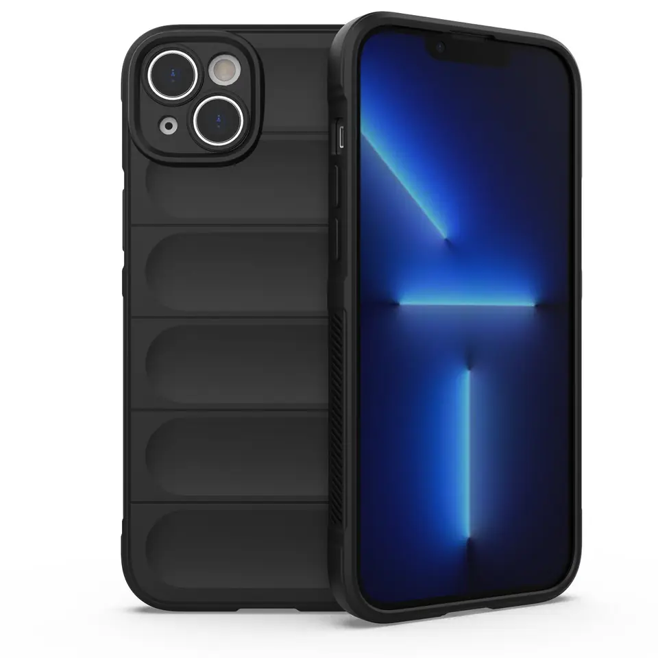 ⁨Magic Shield Case etui do iPhone 14 Plus elastyczny pancerny pokrowiec czarny⁩ w sklepie Wasserman.eu