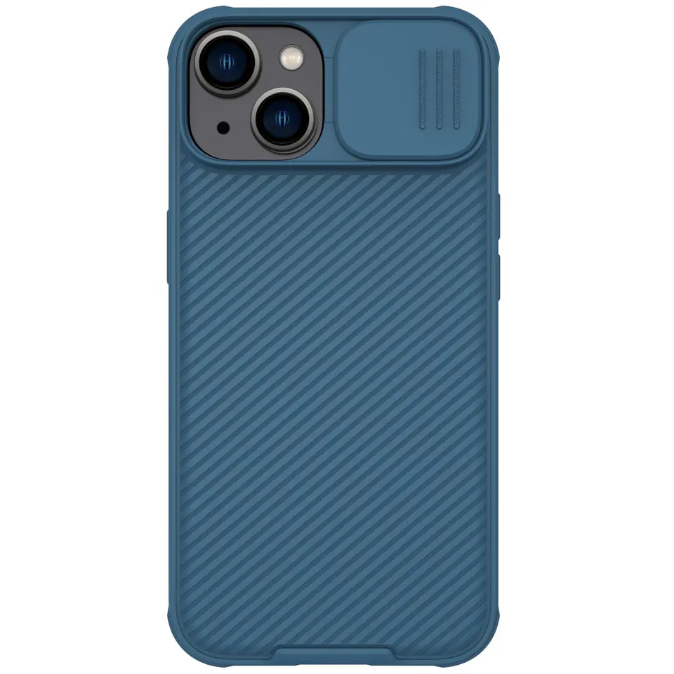 ⁨Nillkin CamShield Pro Case etui iPhone 14 Plus pancerny pokrowiec osłona na aparat kamerę niebieski⁩ w sklepie Wasserman.eu