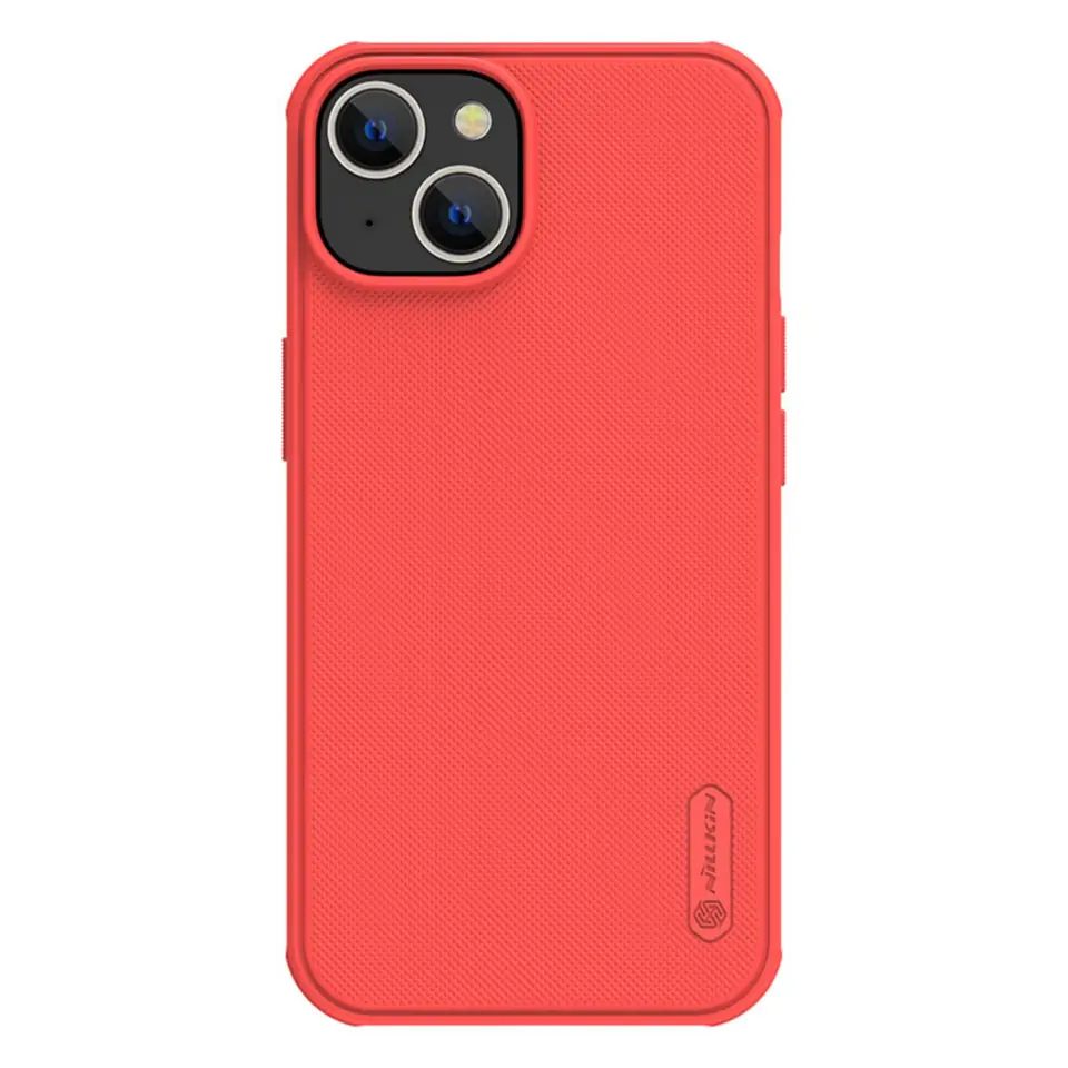 ⁨Nillkin Super Frosted Shield Pro etui iPhone 14 Plus pokrowiec na tył plecki czerwony⁩ w sklepie Wasserman.eu