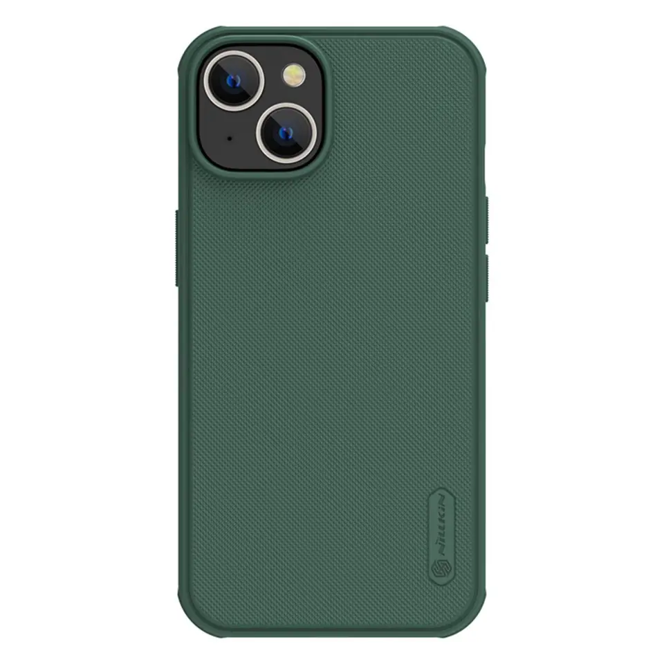 ⁨Nillkin Super Frosted Shield Pro etui iPhone 14 Plus pokrowiec na tył plecki zielony⁩ w sklepie Wasserman.eu