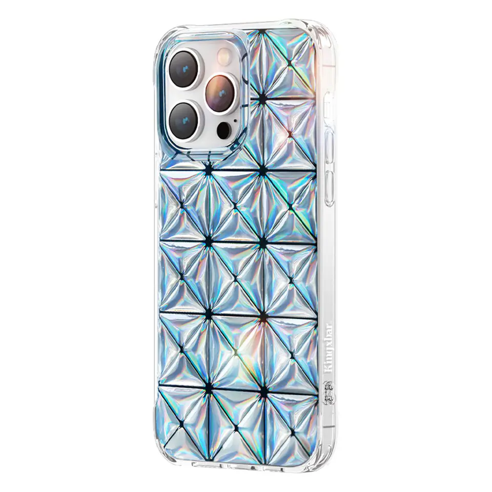 ⁨Kingxbar Miya Series etui iPhone 14 Pro pokrowiec obudowa na tył plecki laser color⁩ w sklepie Wasserman.eu