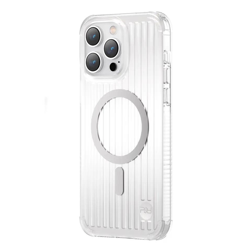 ⁨Kingxbar PQY Go Out Series magnetyczne etui iPhone 14 Pro Max MagSafe srebrne⁩ w sklepie Wasserman.eu