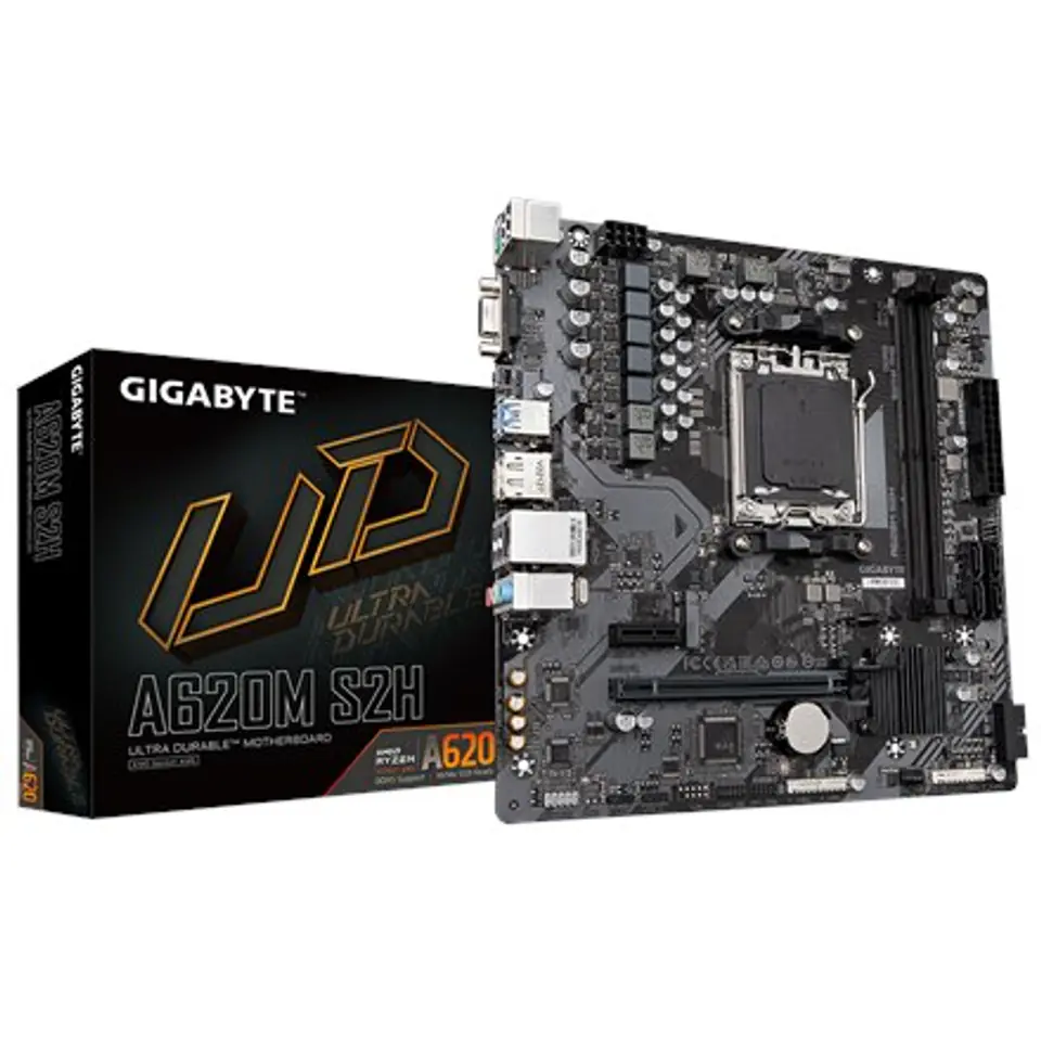 ⁨Gigabyte A620M S2H                   (A620,AM5,mATX,DDR5)⁩ at Wasserman.eu
