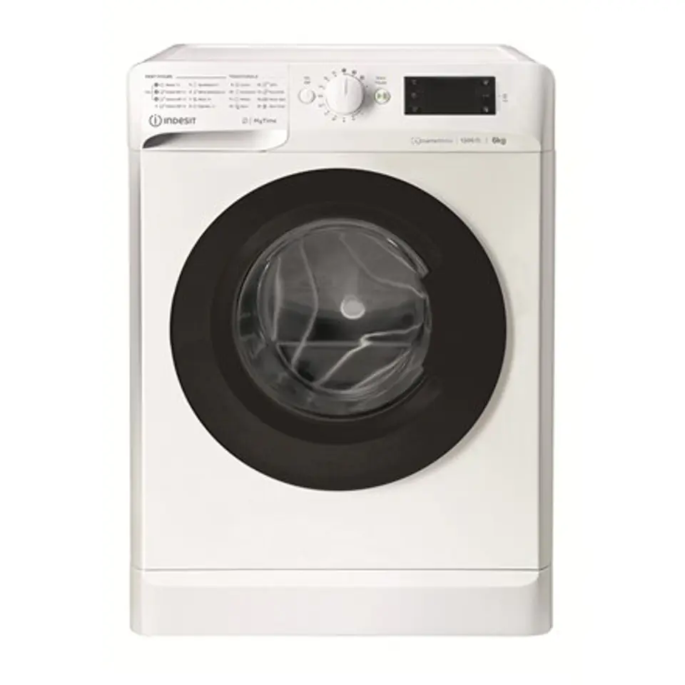 ⁨INDESIT Pralka MTWSE 61294 WK EE Klasa efektywności energetycznej C, ładowanie od przodu, pojemność prania 6 kg, 1151 obr./min,⁩ w sklepie Wasserman.eu