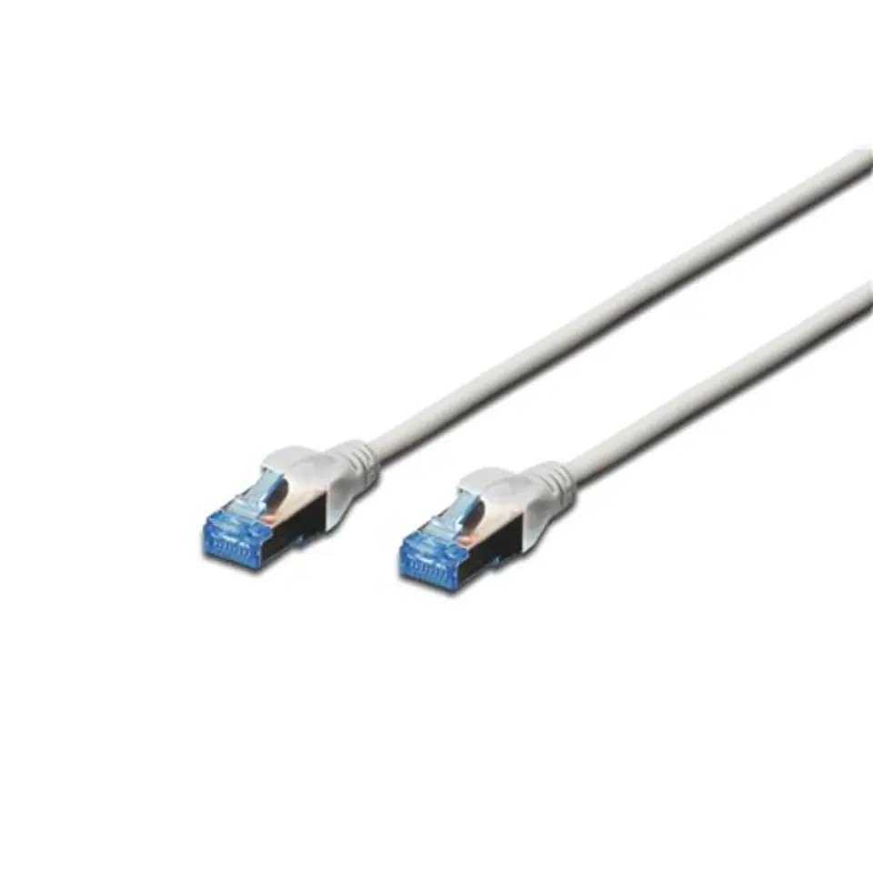 ⁨Digitus | Patch cord | CAT 5e F-UTP | PVC AWG 26/7 | 3 m | Grey | Modular RJ45 (8/8) plug⁩ w sklepie Wasserman.eu