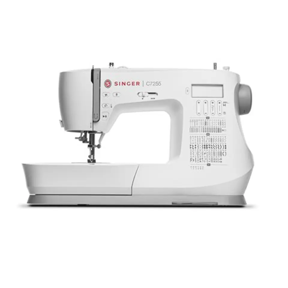 ⁨Singer | C7255 | Sewing Machine | Number of stitches 200 | Number of buttonholes 8 | White⁩ w sklepie Wasserman.eu